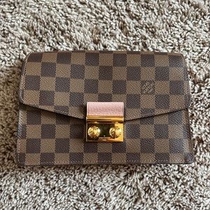 Louis Vuitton Damier Croisette Clutch Bag
